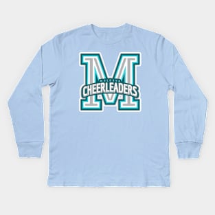 Moldova Cheerleader Kids Long Sleeve T-Shirt